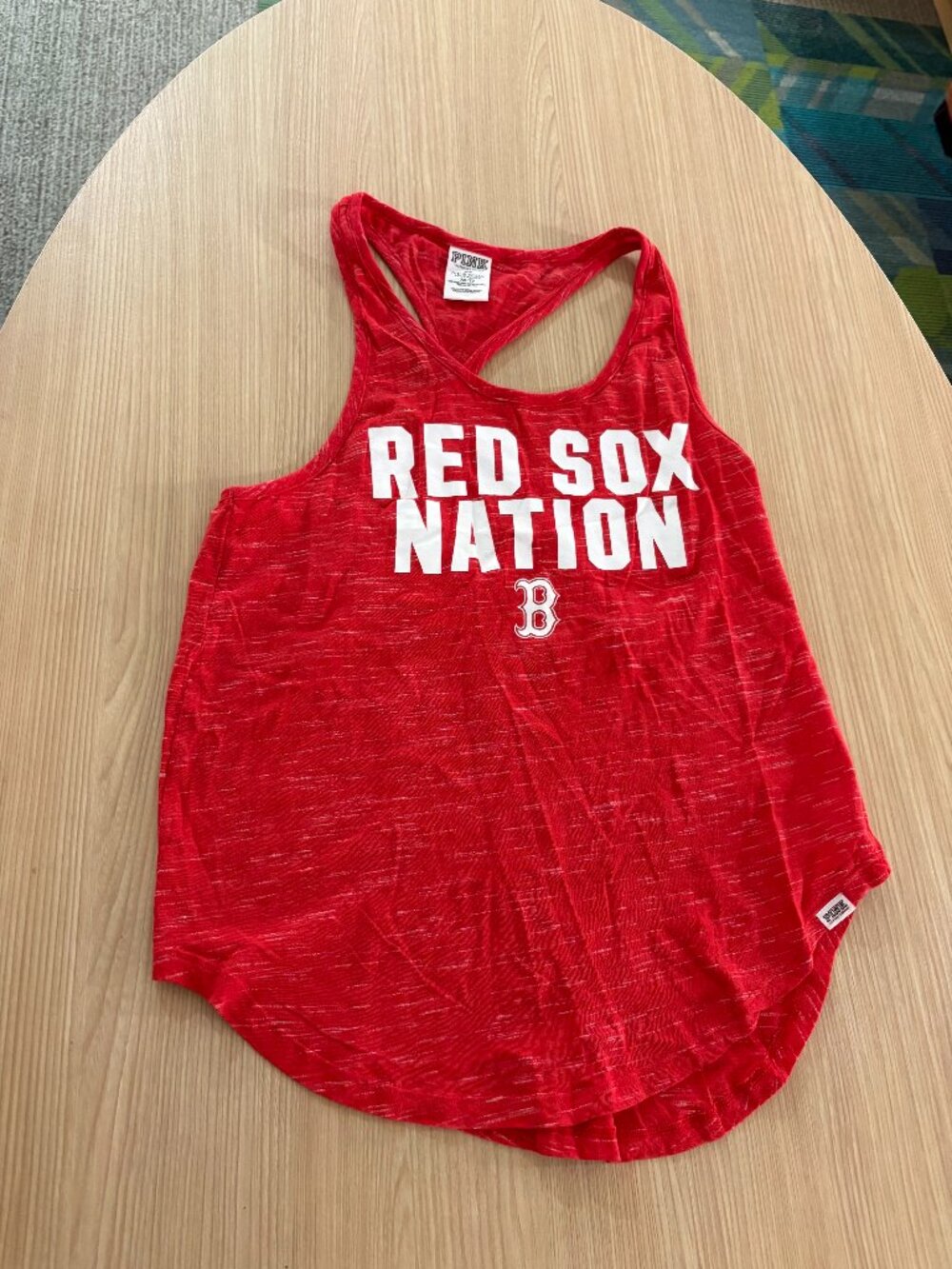 Boston Red Sox Nation Tank Top XS Xtra Small Victoria's Secret Pin X 5th & Ocean